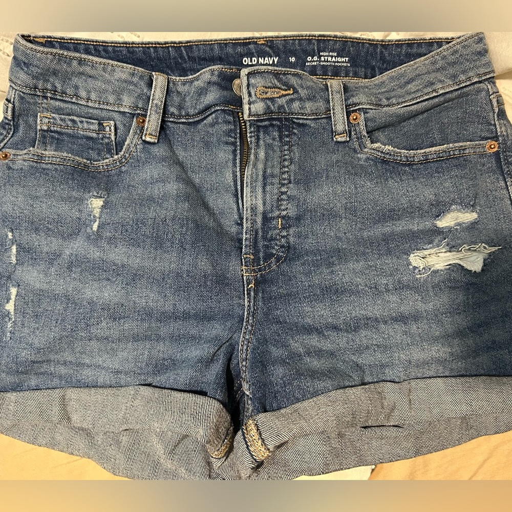 High rise Jean shorts size 10